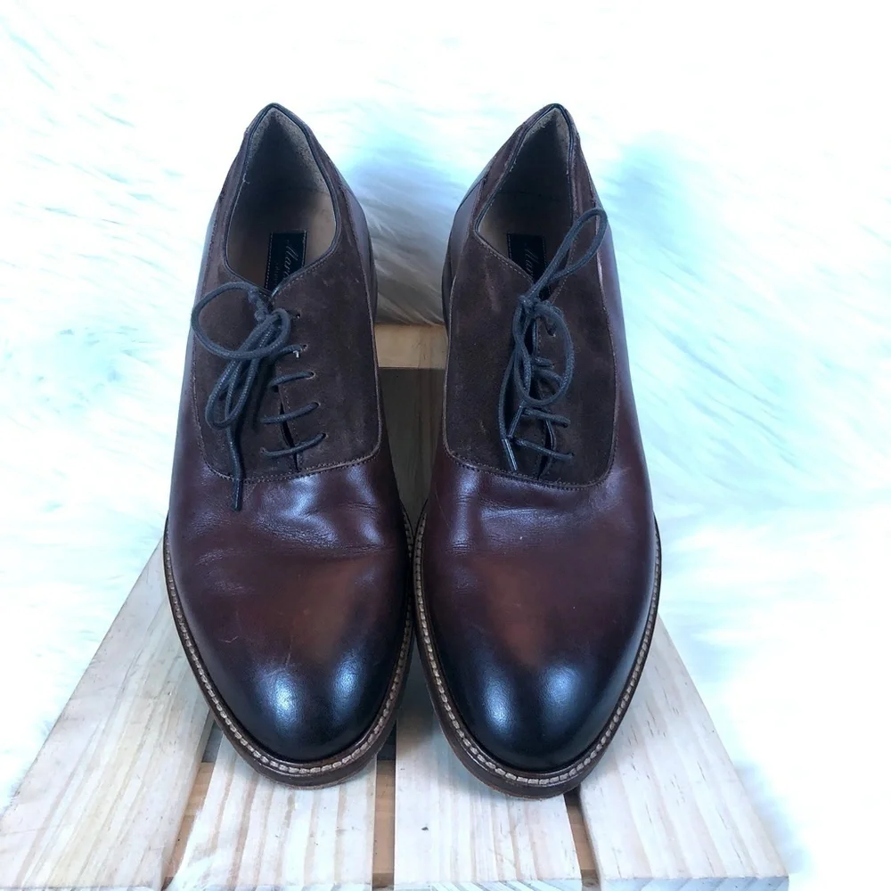 Marco Vittorio Siena‎ Chestnut Plain Toe Oxfords